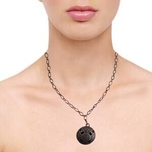 Women's Celtic Cross Copper Aromatherapy Diffuser Pendant Necklace Scent Chamber